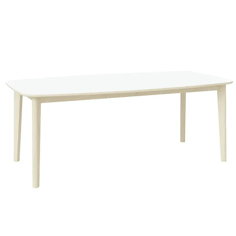 Sm119 Bord Ek Vitolja/Vit Laminat 192X102X74Cm Kampanj